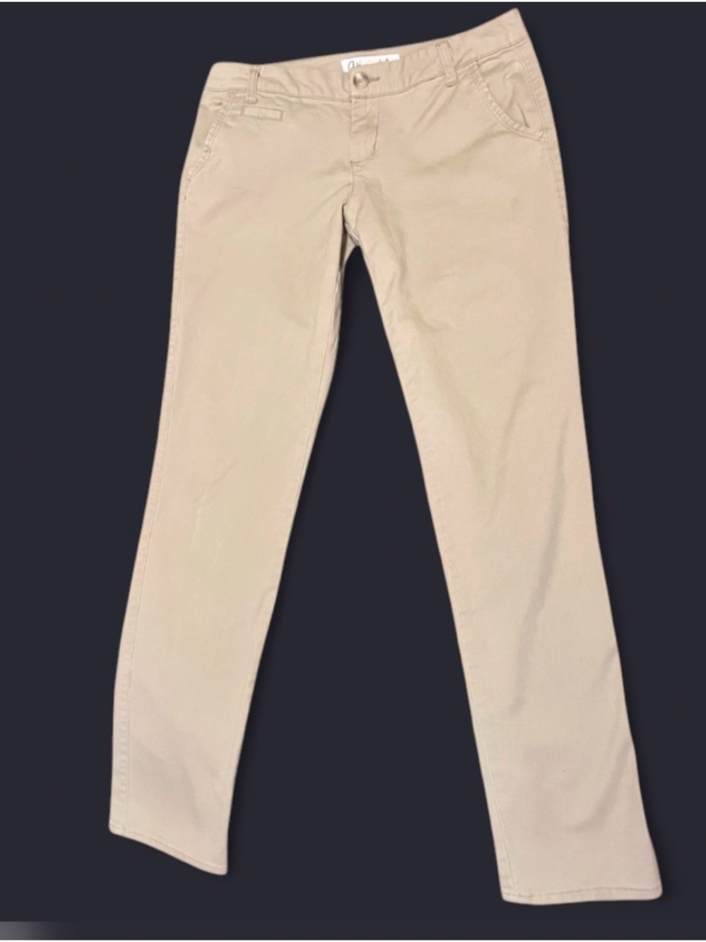 Aeropostale Women's 8 Regular ,Skinny Twill Pants in Beige,EUC, Low Rise